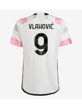 Billige Juventus Dusan Vlahovic #9 Bortedrakt 2023-24 Kortermet